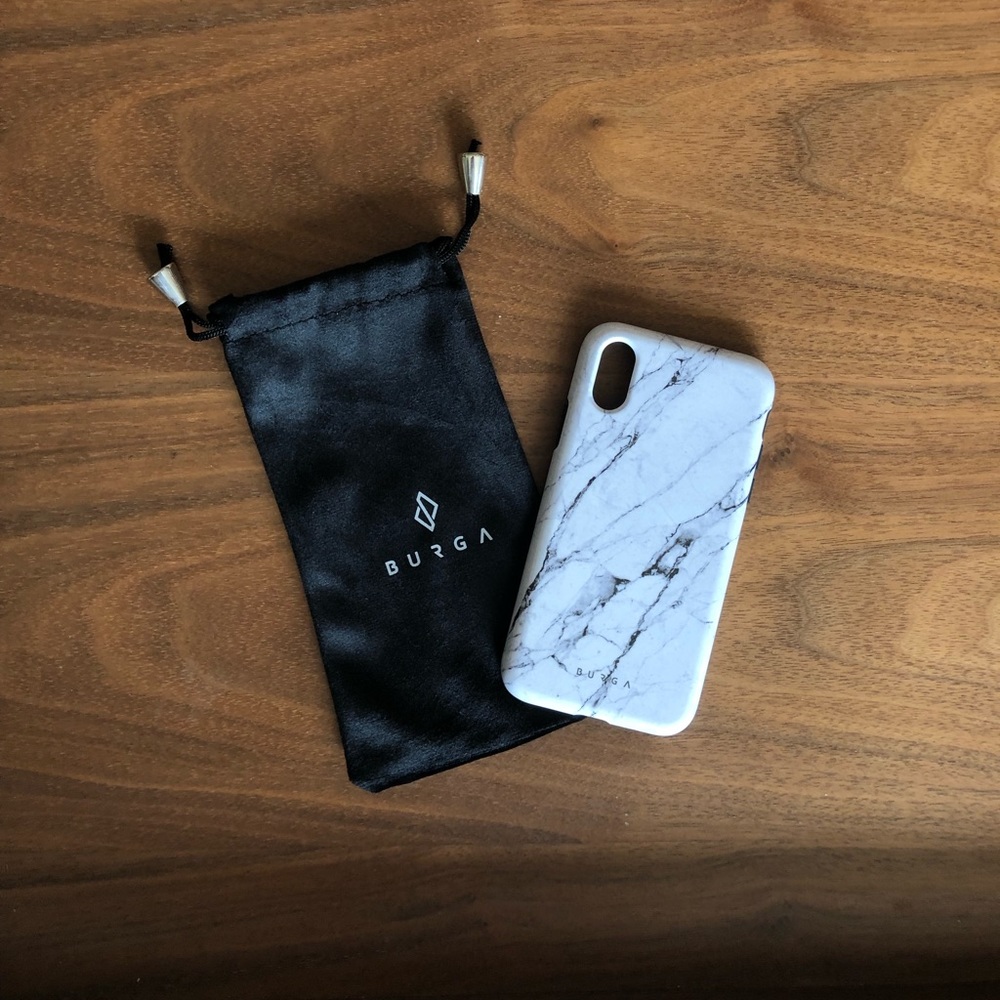BURGA Satin White - Marble iPhone X / XS Case